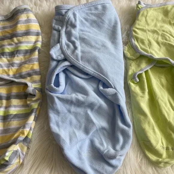 Summer Infant Baby Swaddles Small S/M 7-14 lbs Set of 3 Baby Boy Sleep Sack - Picture 5 of 6